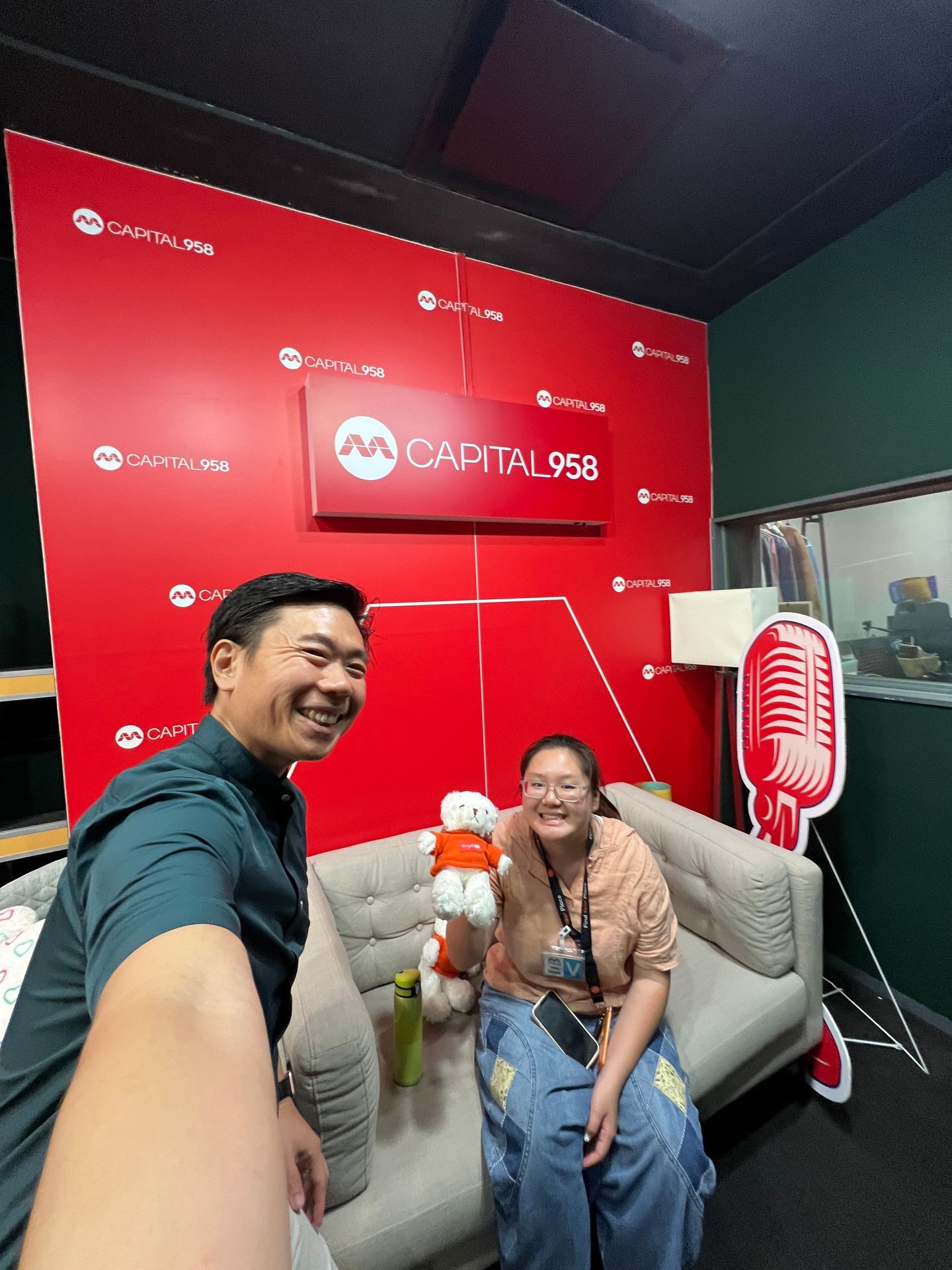 Invited to be on Mediacorp radio station 95.8fm to share about property marketing and videos creation in singapore